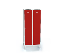 Cloakroom locker reduced height ALSIN with feet 1620 x 700 x 500